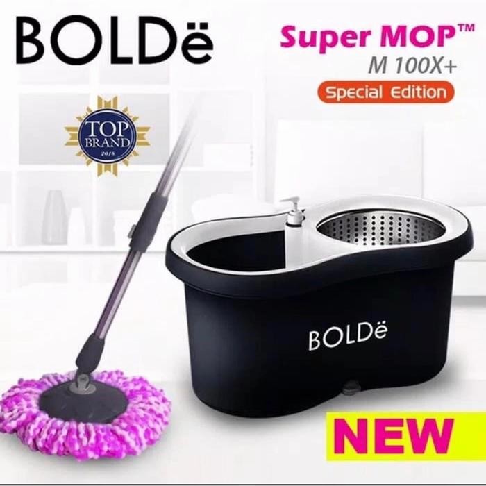 BOLDE SuperMop M100x Alat Pel Lantai Microfiber terlaris