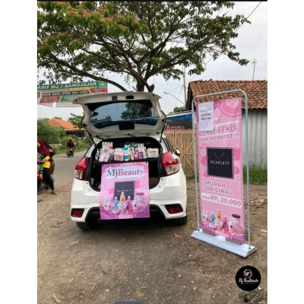 Stand Banner Besi Door Frame 60X160 Standing Banner Frame Besi Terlaris