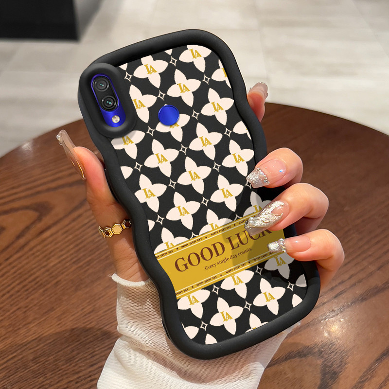 Casing Untuk Xiaomi Redmi Note 7 Note 7s Note 7 Pro Case Casing Salib Tinggi pola HP Cesing lunak Si