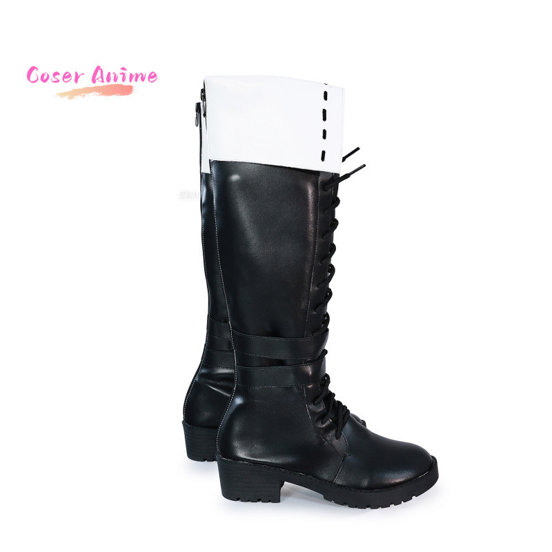 GAME ARKNIGHTS TEXAS THE OMERTOSA COSPLAY COSTUME SHOES ANIME CHARACTER HALLOWEEN CARNIVAL PARTY