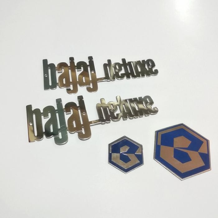vespa emblem bajaj set bajaj deluxe crome