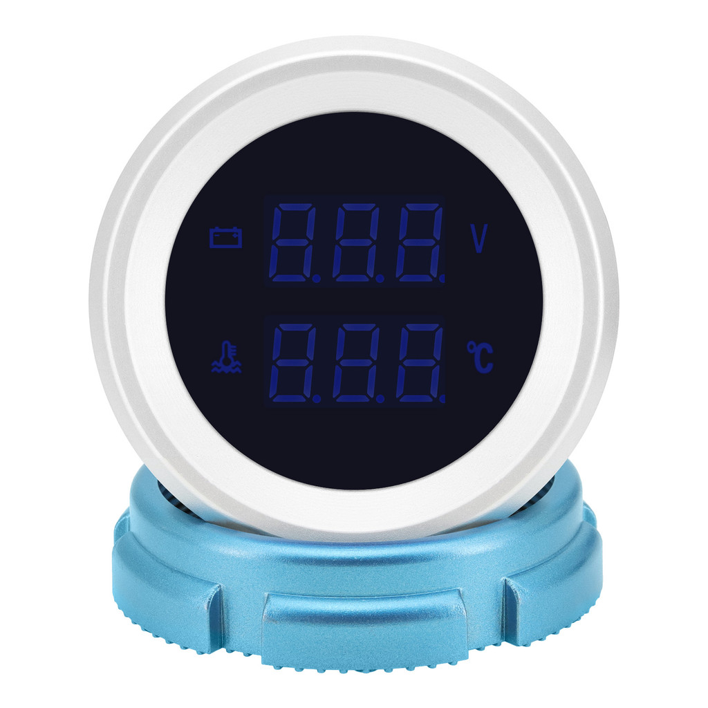 52Mm Digital Car Gauge Volt Meter Oil Pressure Water Temp Fuel Level Hour Meter Rpm Tachometer With
