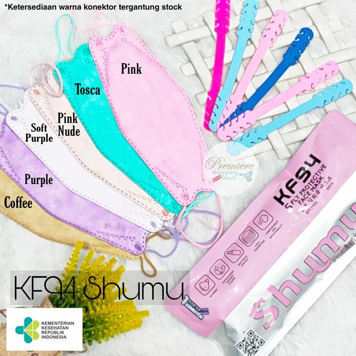 New Masker KF94 SHUMU 5Ply KF 94 Premium 5 Ply KEMENKES Mask