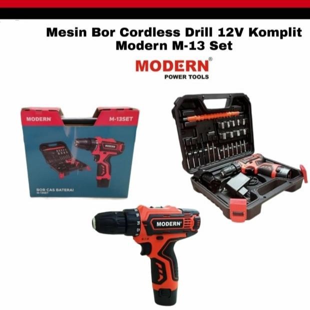 Bor Cas M-13 Set Modern Original Termurah
