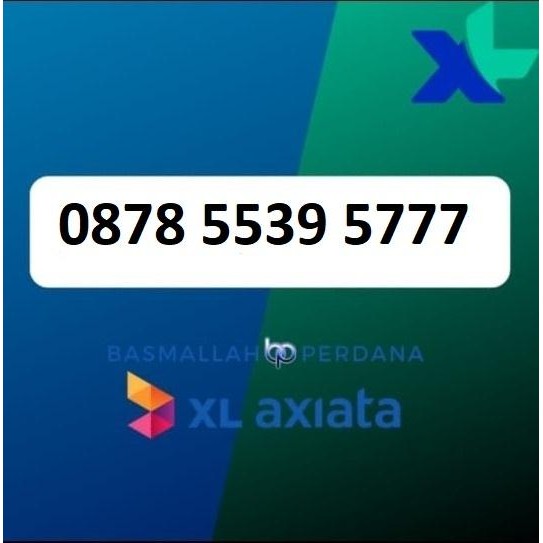 Nomor Cantik XB78 5539 5777 Perdana XL 4G 5G YOP925