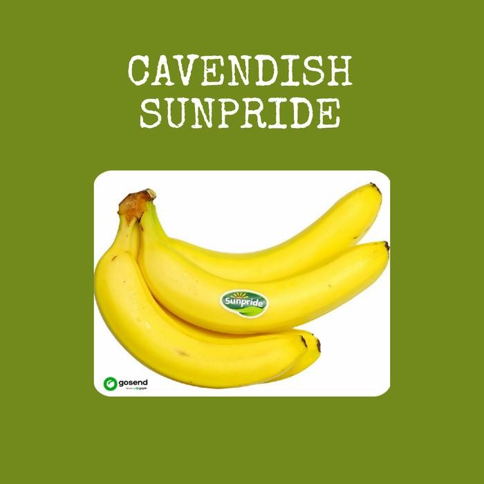Fruitsz- Pisang Cavendish/Sunpride Fres Bandung 1Kg