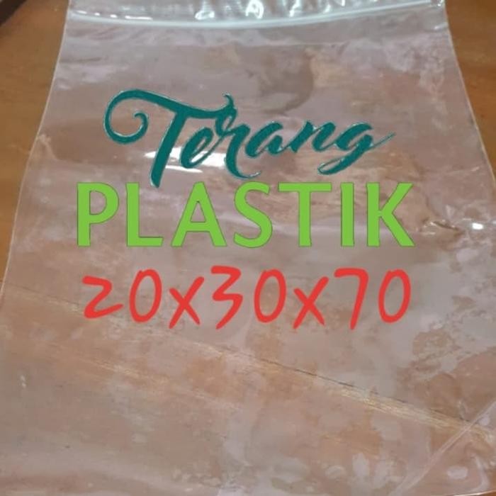 yedb- Klip Plastik Bening / Klip Pp / Zipper Bag Uk 20X30X70