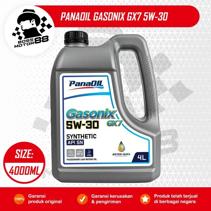 Panaoil Gasonix GX7 4L Oli Mesin Mobil Bensin Sintetik Ester Dura Original