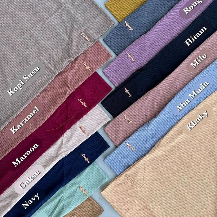 KirimCpT- [Dauragama] Karima Jilbab Instan Soft PadKerudung Bergo HamidahHijab Instan Jersey