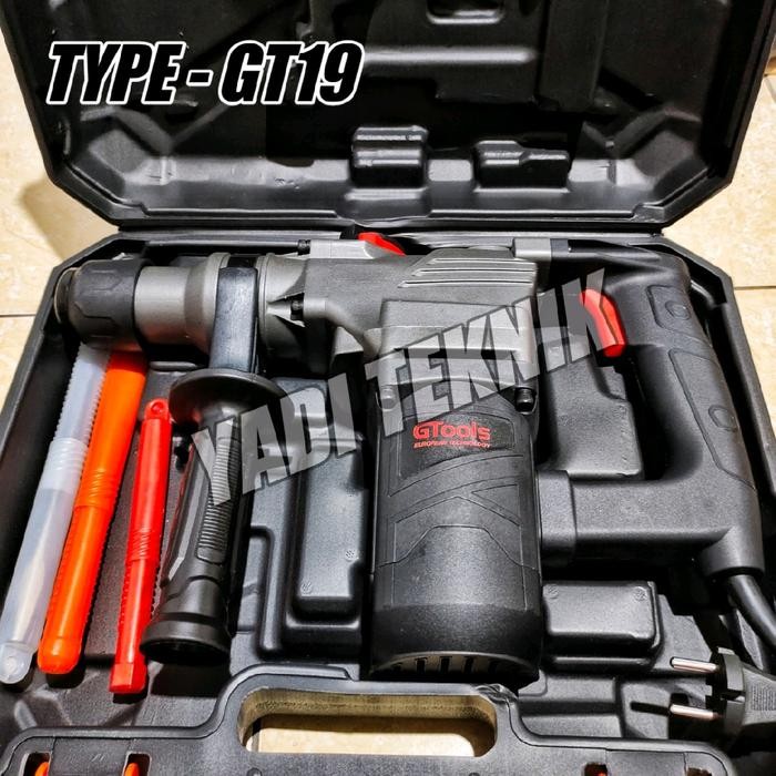 BERKUALITAS Mesin bobok beton gtools Eropa GT19 hammer drill bor tembok Jack hamer