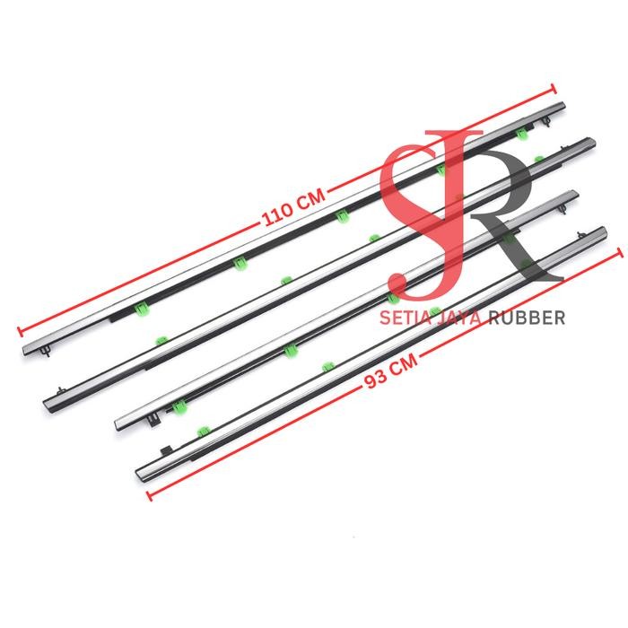 Paling Berkualitas Pelipit Kaca Luar Mobil Honda Crv Gen 3 2007-2012 Weather Strip Honda Crv