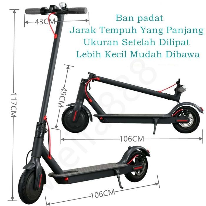 Sport13- Skuter Listrik Lipat Scooter Lipat Listrik Electrik Skuter Lipat