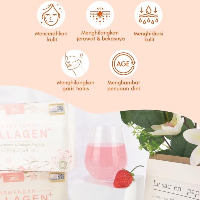 dgsc- Sarwendah Collagen 20 Sachet - Anti Aging - Anti Acne - Whitening Booster -