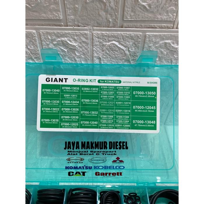 Menarik O-Ring Kit Oring Kit Box Komatsu Nbr 90 Giant Brand Terlariss 