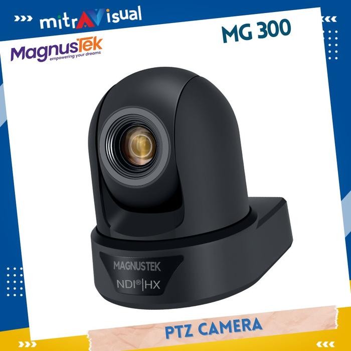 Sale MAGNUSTEK MG-300 1080P PTZ Camera HDMI SDI NDI/HX 20X POE Tracking Terlaris