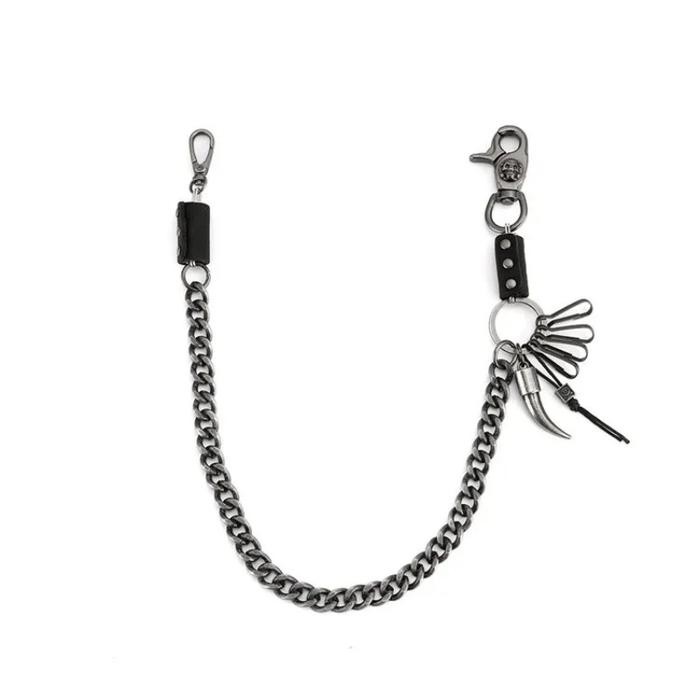 groceria Fashion Rantai Baja Rantai Dompet Pria Anti Karat Rantai Celana Dompet Rantai Punk Rock
