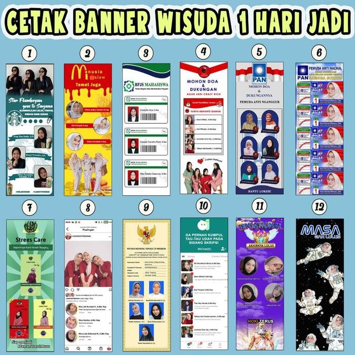 DISKON X Banner Benner Bener Baner Wisuda Banner Wedding Banner Banner Ulang Tahun Prokes Covid