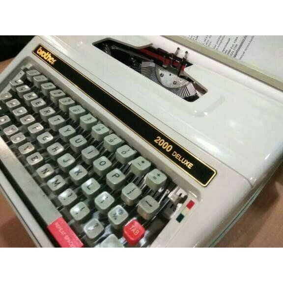 BROTHER 2000 DELUXE 13 Inc KOREA Made TA Royal -Mesin Ketik/Tik Manual
