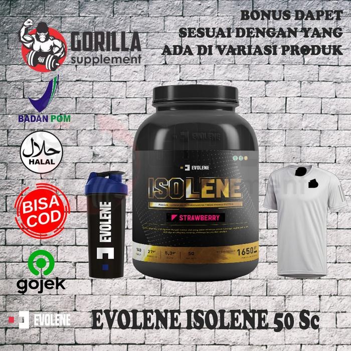 jsj7- Evolene Isolene 50 Sachet Whey Protein Isolate Isolene 50 Serving