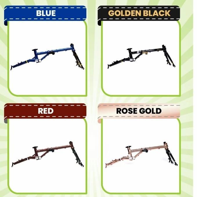 Frame Fnhon Gust Black Discbrake Terbaru 