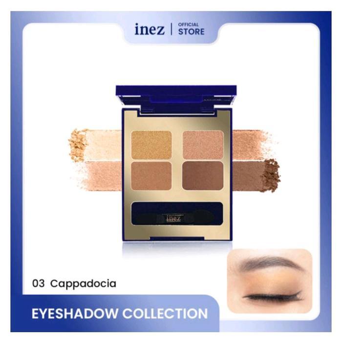 Promo Inez Color Contour Plus Eye Shadow Collection / Eye Shadow Inez 4 Warna Terlaris