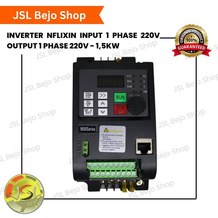 VFD AT2 INVERTER INPUT 1 PH 220V OUTPUT 1 PH 220V FOR MOTOR 1PH 220V