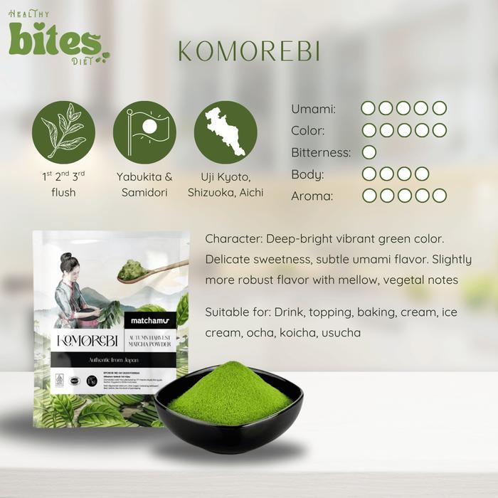 Matchamu Matcha Series 15Gr Matchamu Pure Japanese Matcha Bubuk Matcha Jepang Matcha Premium