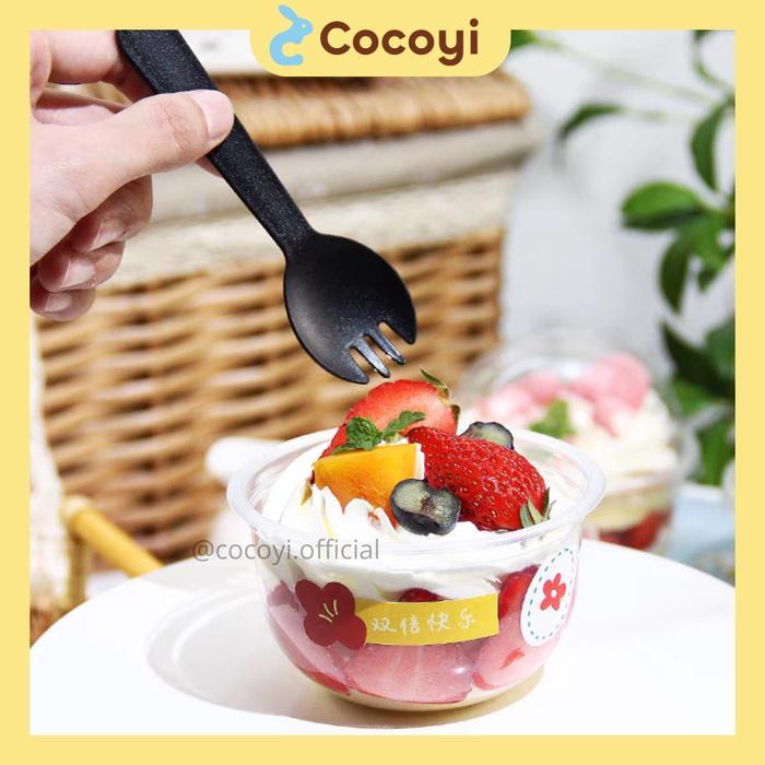 [Isi 10 BOX] [COCOYI] Kotak Kue Cup BOBA Kotak Packaging Cake Korean Cake Dessert Box Kue Pudding