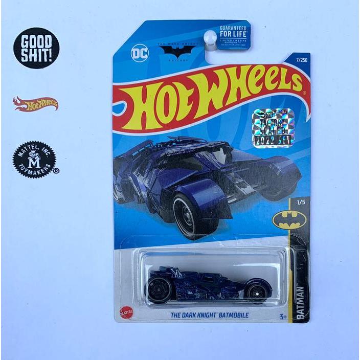 Hotwheels The Dark Knight Batmobile Treasure Hunt Factory Sealed Terbaru 
