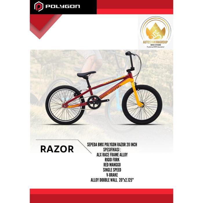 Sepeda BMX Polygon Razor Pro 20 inch New Ready Siap Kirim