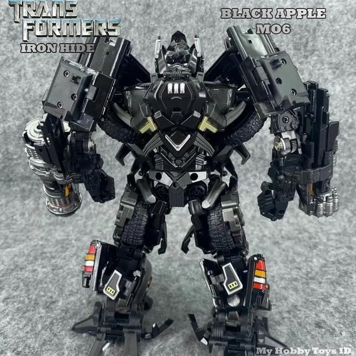 HOT SALE ACTION FIGURE TRANSFORMERS OPTIMUS AUTOBOT IRONHIDE BLACK APPLE M06 TERMURAH
