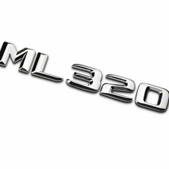 EMBLEM MERCEDES BENZ TULISAN ML320 EMBLEM BAGASI ML320 PREMIUM