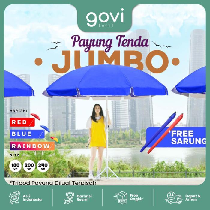Promo Goto [Cod] Sunflow Payung Tenda Jualan Pantai Cafe Outdoor Besar Jumbo