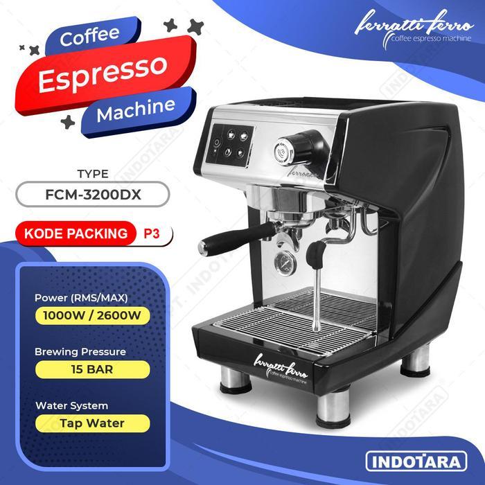 Promo Mesin Kopi Espresso / Espresso Machine Ferratti Ferro Fcm3200Dx Original
