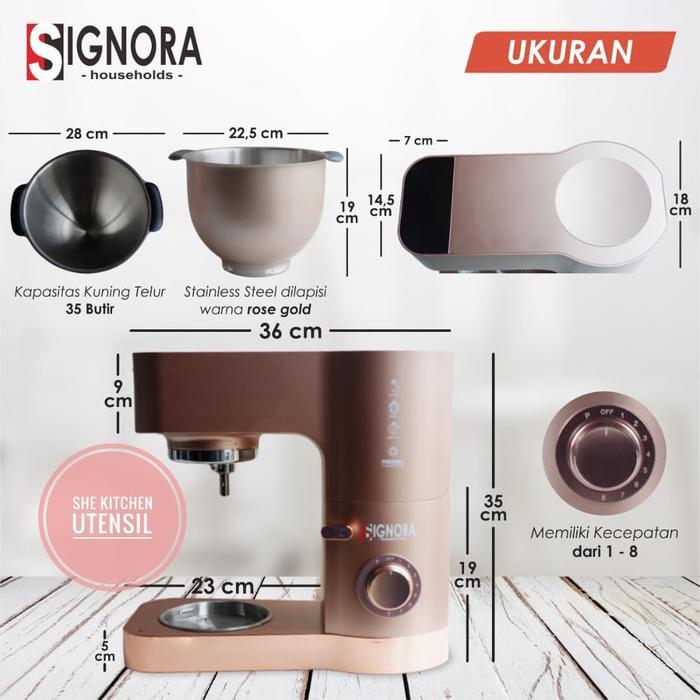 Mixer La Rose Signora Mixer Kue roti donat mixer bakpau