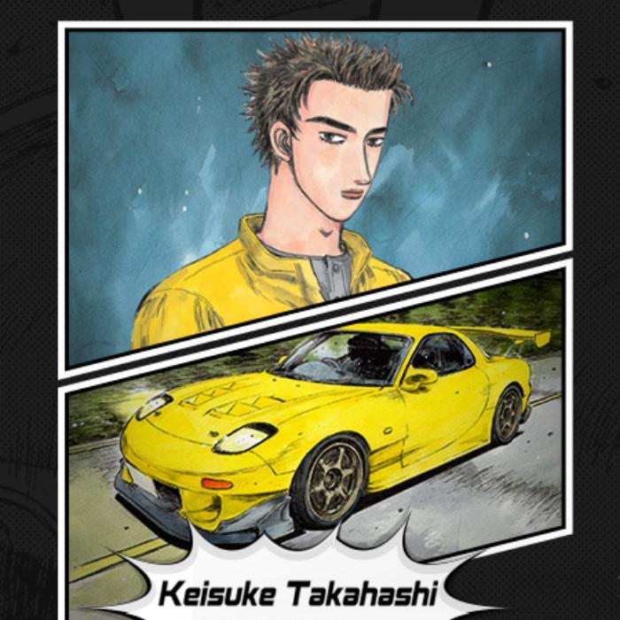 Cada Initial D Figure Keisuke Takahashi Omah Kampus