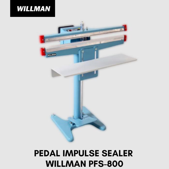 Mesin Press Plastik Injak Pedal Impulse Foot Sealer 80cm PFS-800