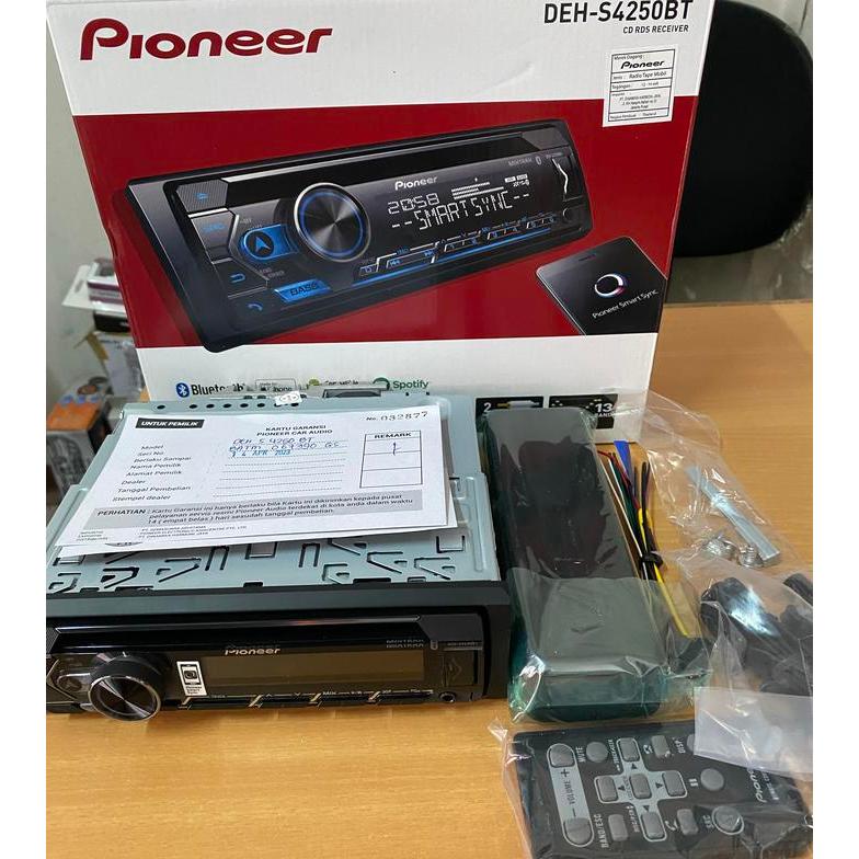 Pioneer DEH S4250BT single din Bluetooth smart sync