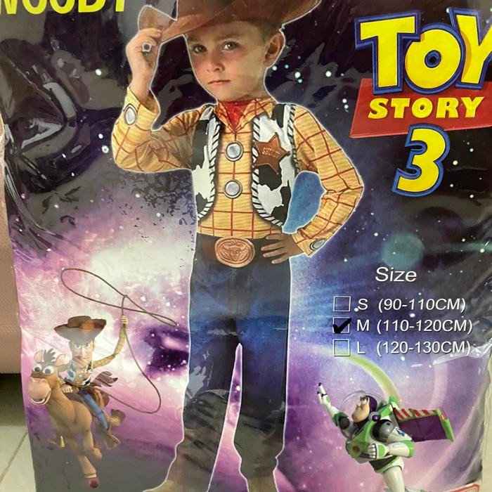 KOSTUM ANAK TOY STORY WOODY TOY STORY COWBOY COSTUME HALLOWEEN