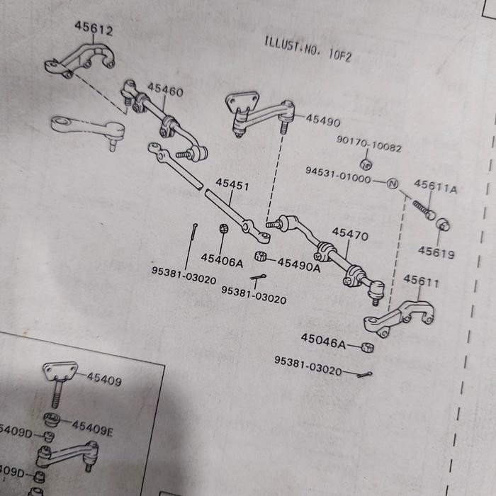 LONG TIE ROD KIJANG SUPER - KF40 - 5K 2 BUAH