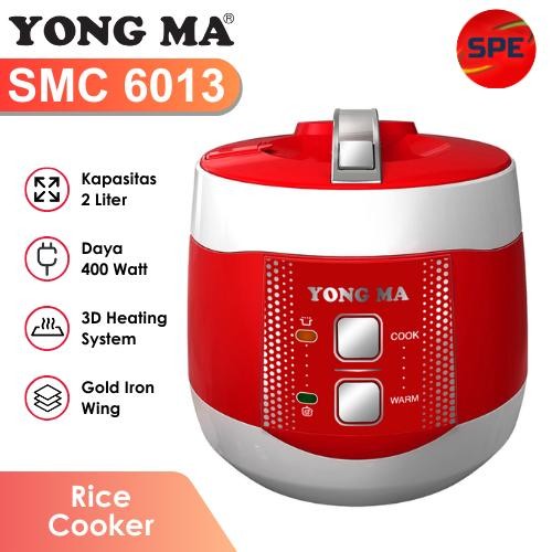 Rice Cooker Yong Ma Kapasitas 2 Liter Smc 6013 Garansi Resmi (Medan)