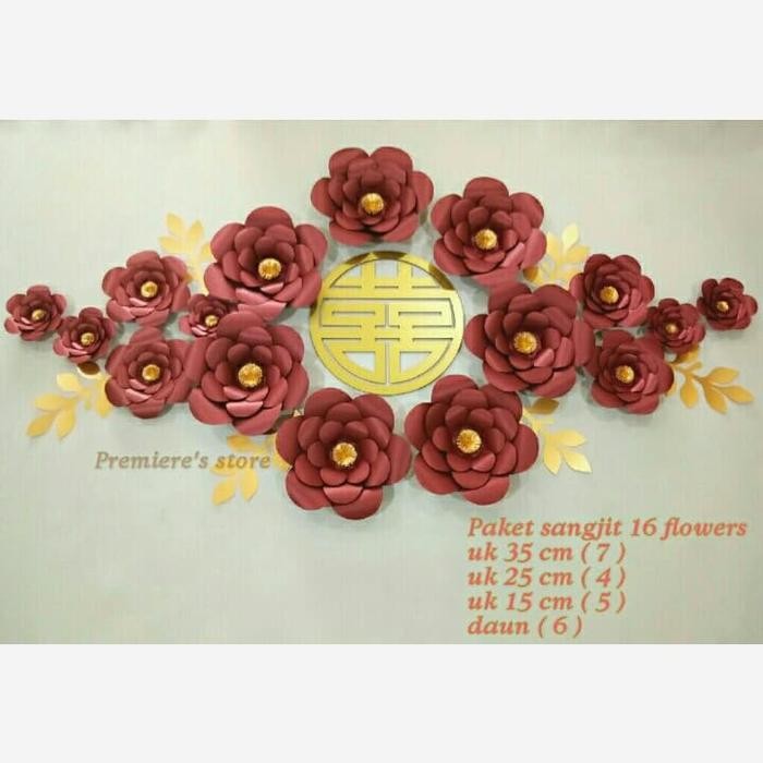 Paper flower sangjit / dekorasi sangjit