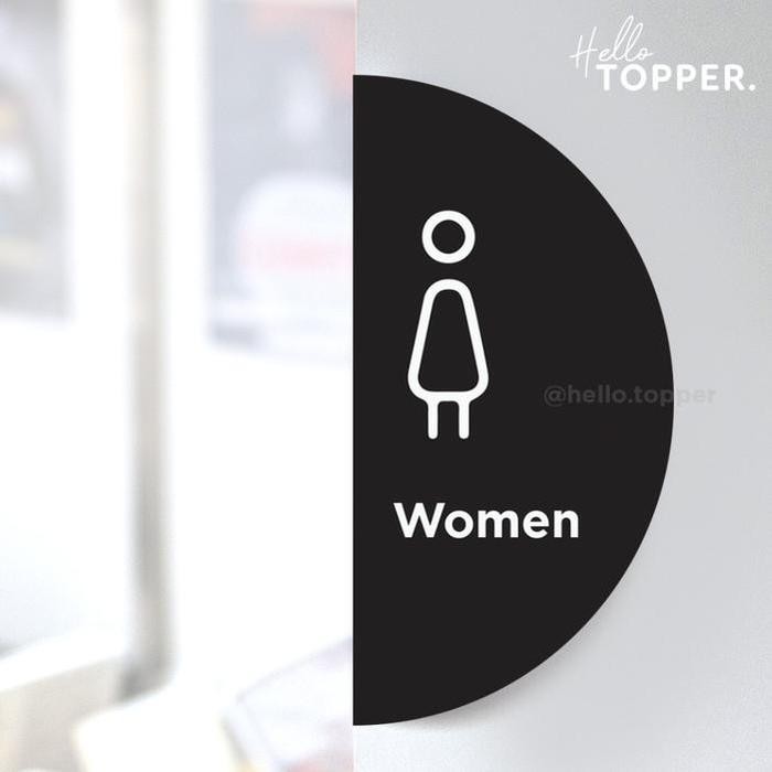 

Pilihan- Sign Board Akrilik Half Round Papan Acrylic Signage Toilet Wanita