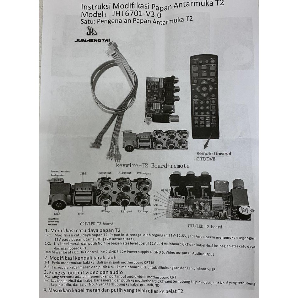 Tuner Digital Dvbt2 Untuk Tv Tabung