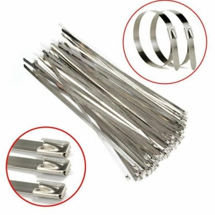 

Cable Ties Stainless Ukuran 4.6 X 400 Isi ( 100 Pcs )