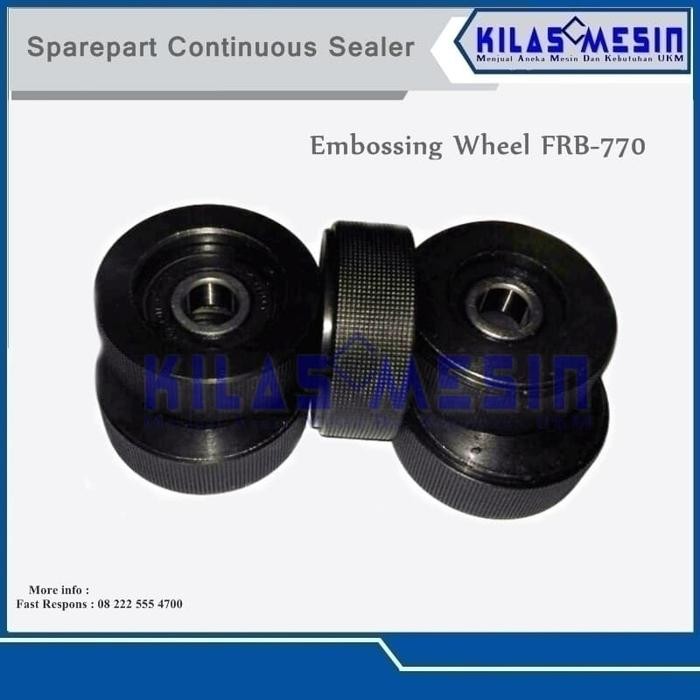 

EMBOSSING ROLLER MESIN CONTINUOUS BAND SEALER / CETAK MOTIF PROFILE