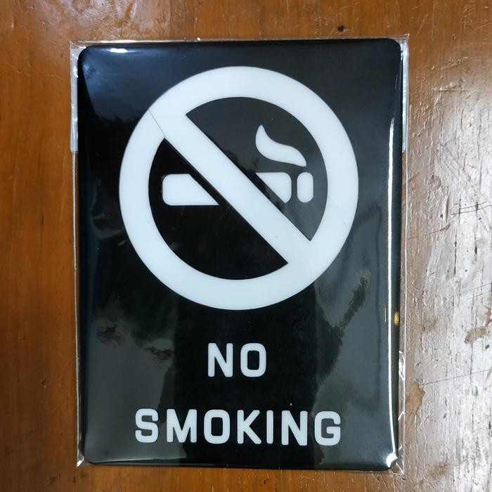 

LASER CUTTING ACRYLIC SIGN/TANDA "NO SMOKING" 01