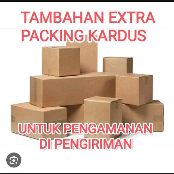 

PROMO Tambahan extra packing kardus untuk barang yang sekiranya mudah pecah SIAP KIRIM