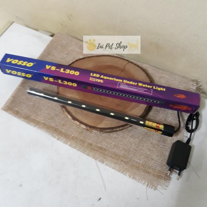 LAMPU AQUARIUM LED VOSSO VS L300 UKURAN 30CM