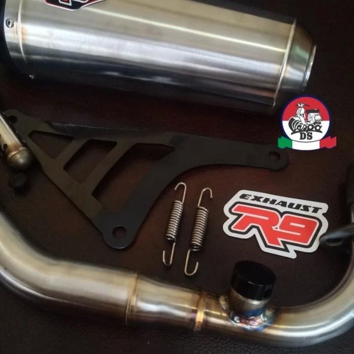 KNALPOT R9 ALPHA VESPA SPRINT PRIMAVERA S LX LXV